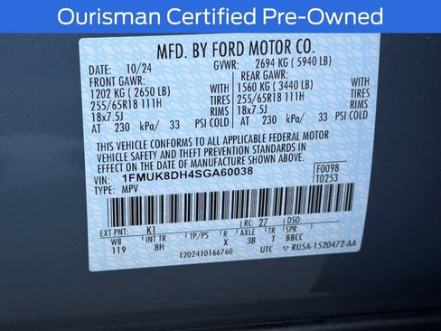 Used 2025 Ford Explorer Active AWD/4WD image 35