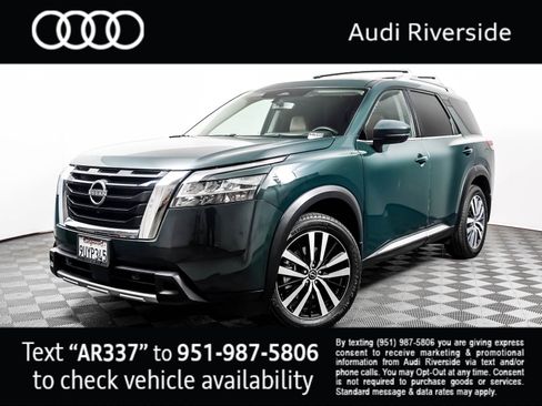 Used 2023 Nissan Pathfinder Platinum w/ Cargo Package FWD image 1