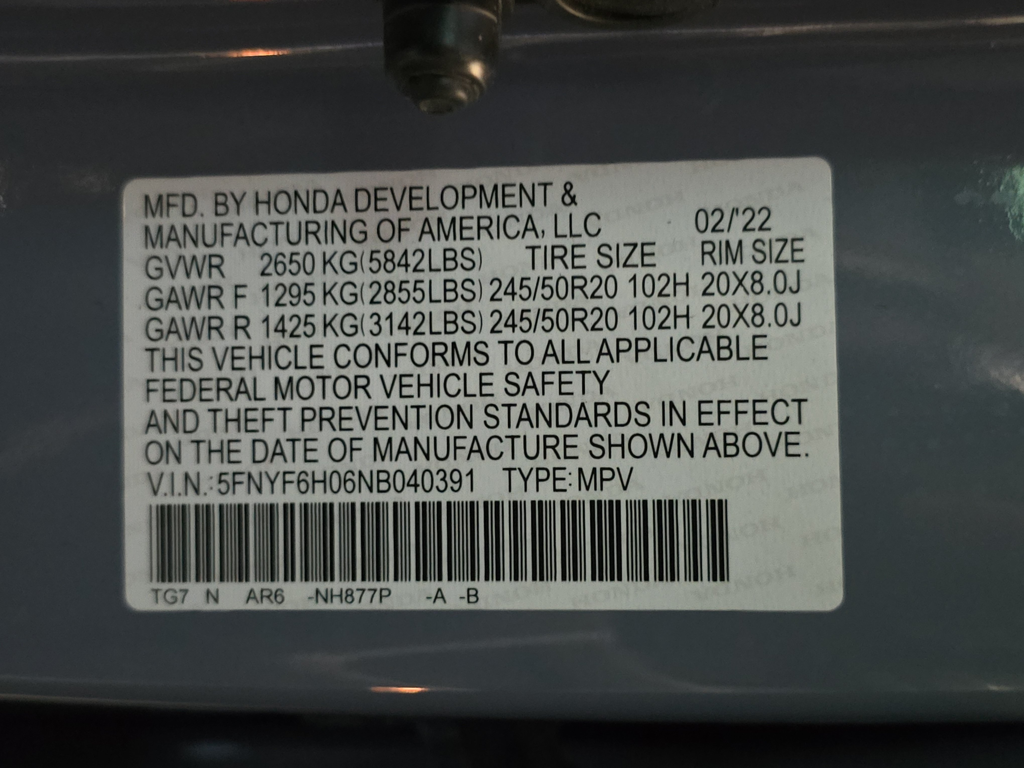 Used 2022 Honda Pilot Elite image 34