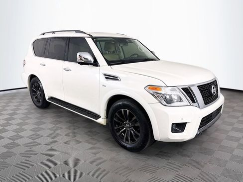 Used 2020 Nissan Armada Platinum w/ Captain's Chairs Package RWD image 1