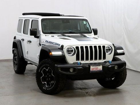 Used 2021 Jeep Wrangler Unlimited Rubicon 4xe w/ Cold Weather Group image 1