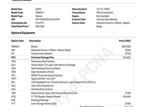 Certified 2020 Porsche Macan image 12