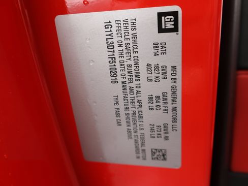 Used 2015 Chevrolet Corvette Stingray Convertible w/ 3LT Preferred Equipment Group image 58