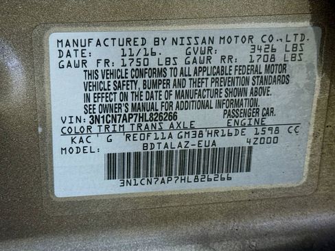 Used 2017 Nissan Versa S Plus image 22
