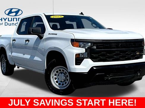 Used 2024 Chevrolet Silverado 1500 W/T w/ WT Value Package AWD/4WD image 3