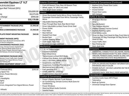 Used 2018 Chevrolet Equinox LT w/ Sun & Infotainment Package image 6