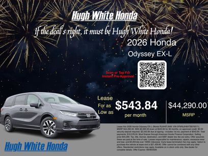 New 2026 Honda Odyssey EX-L
