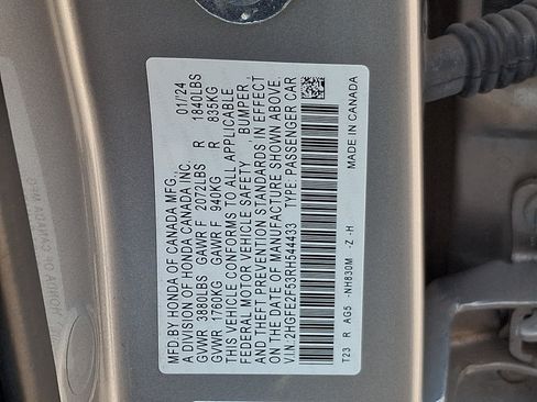 Used 2024 Honda Civic Sport image 17