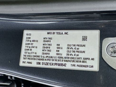 Used 2023 Tesla Model 3 Standard Range RWD image 56