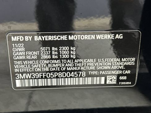 Used 2023 BMW 330e w/ Driving Assistance Package RWD image 19