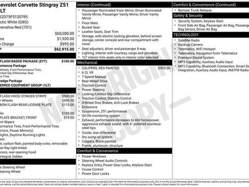 Used 2015 Chevrolet Corvette Stingray Coupe w/ Carbon Flash Badge Package RWD image 15