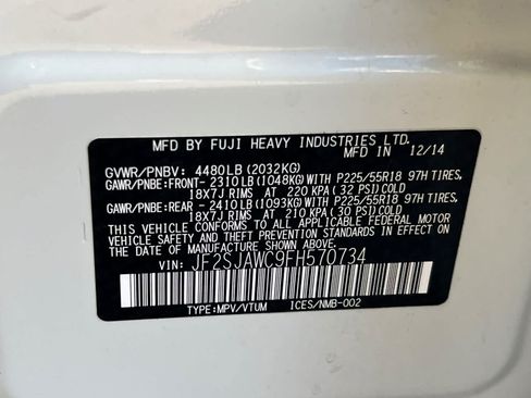 Used 2015 Subaru Forester 2.5i Touring w/ Eyesight & Navigation System AWD/4WD image 35