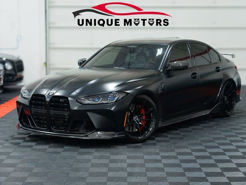 Used 2022 BMW M3 Competition w/ M Carbon Exterior Package image 1