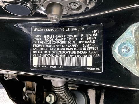 Used 2019 Honda Civic Sport Touring image 16