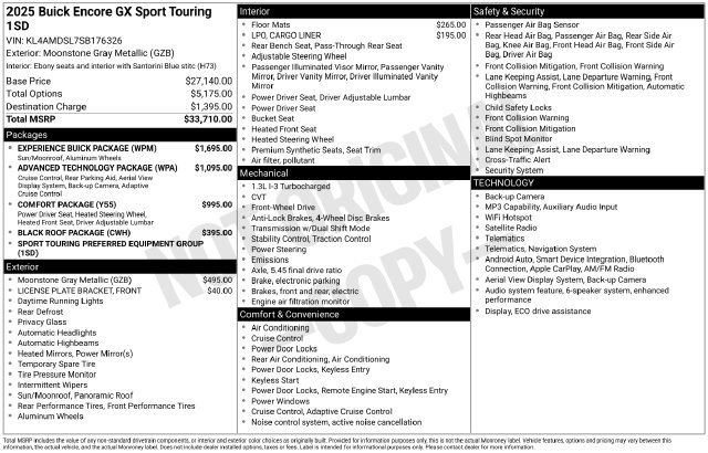 Used 2025 Buick Encore GX Sport Touring w/ Experience Buick Package FWD image 26
