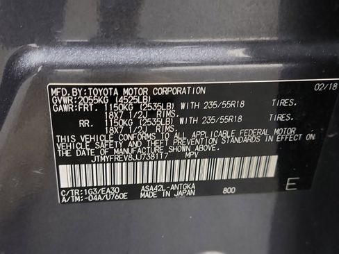 Used 2018 Toyota RAV4 Limited image 30