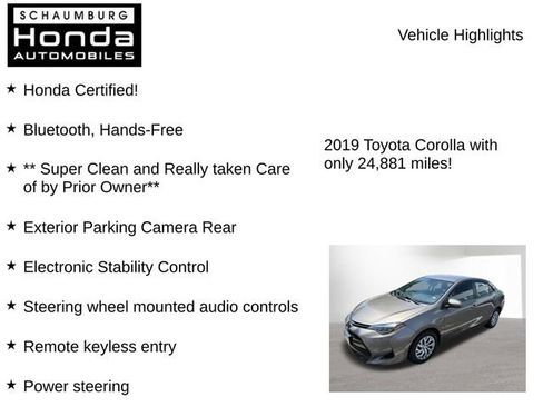 Used 2019 Toyota Corolla LE FWD image 7