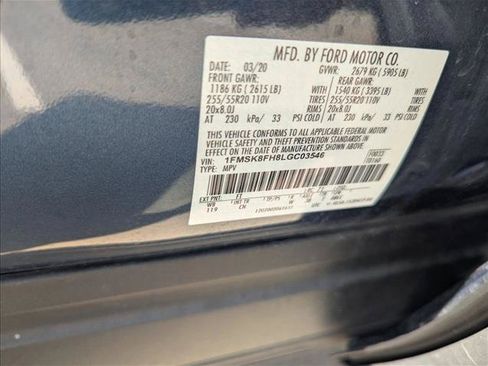 Used 2020 Ford Explorer Limited AWD/4WD image 16