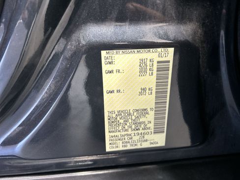 Used 2017 Nissan Altima 2.5 SV FWD image 40