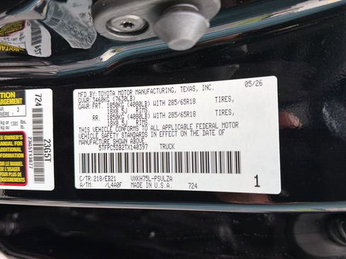 New 2026 Toyota Tundra TRD Pro AWD/4WD image 37
