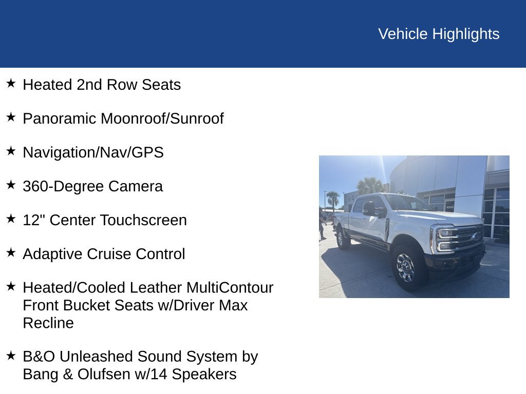 Used 2025 Ford F250 King Ranch w/ FX4 Off-Road Package AWD/4WD image 18
