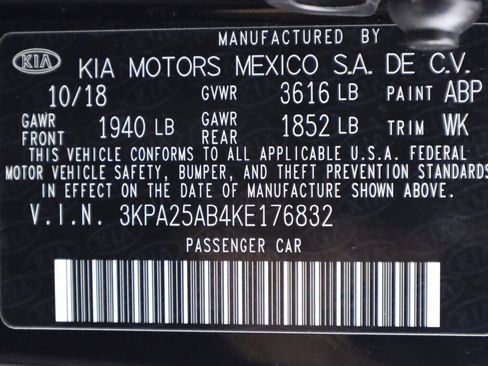 Used 2019 Kia Rio S FWD image 40