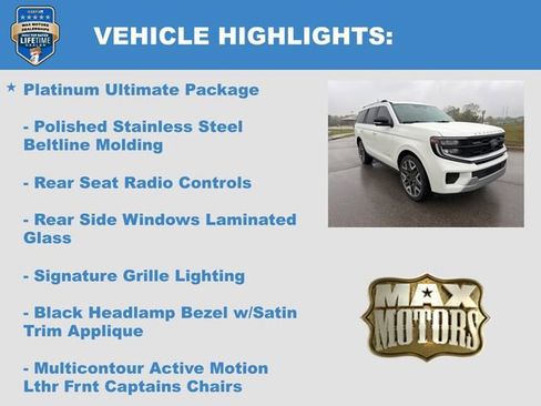 New 2025 Ford Expedition Platinum w/ Platinum Ultimate Package AWD/4WD image 12