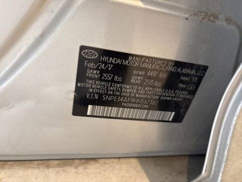 Used 2017 Hyundai Sonata Sport w/ Value Edition Package 02 image 4