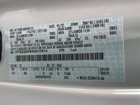 Used 2025 Ford F150 STX w/ Equipment Group 200A image 27