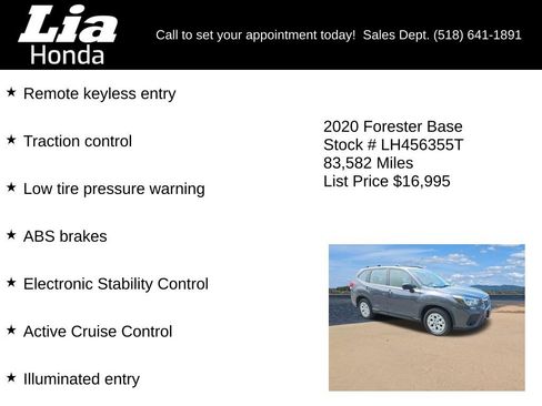 Used 2020 Subaru Forester w/ Alloy Wheel Package AWD/4WD image 7