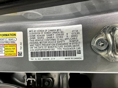 Used 2025 Honda Civic Sport Touring image 34