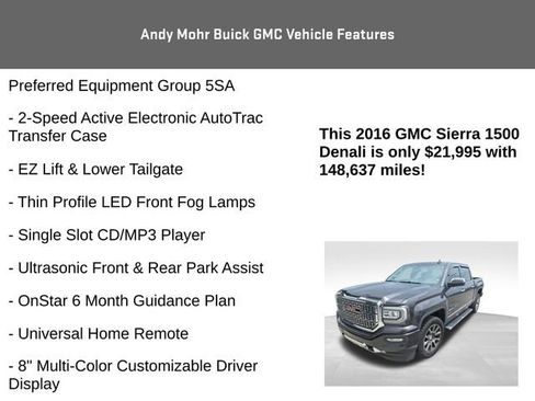 Used 2016 GMC Sierra 1500 Denali AWD/4WD image 13