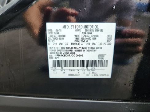 Used 2018 Ford Explorer XLT w/ Equipment Group 202A AWD/4WD image 43