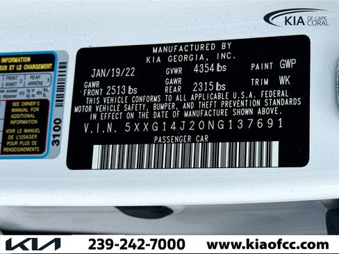 Used 2022 Kia K5 LXS image 40