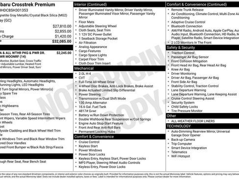 Certified 2025 Subaru Crosstrek 2.0i Premium image 46