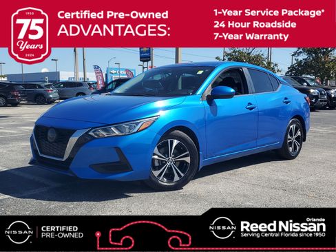 Certified 2021 Nissan Sentra SV image 1