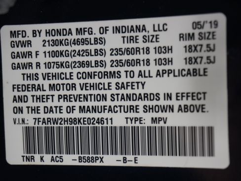 Used 2019 Honda CR-V Touring image 33