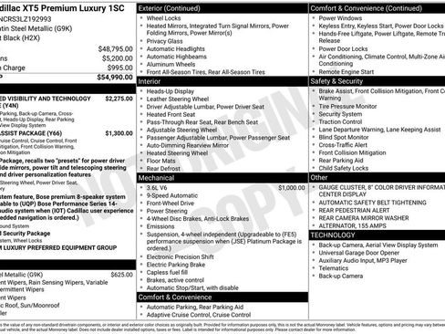 Used 2020 Cadillac XT5 Premium Luxury image 6