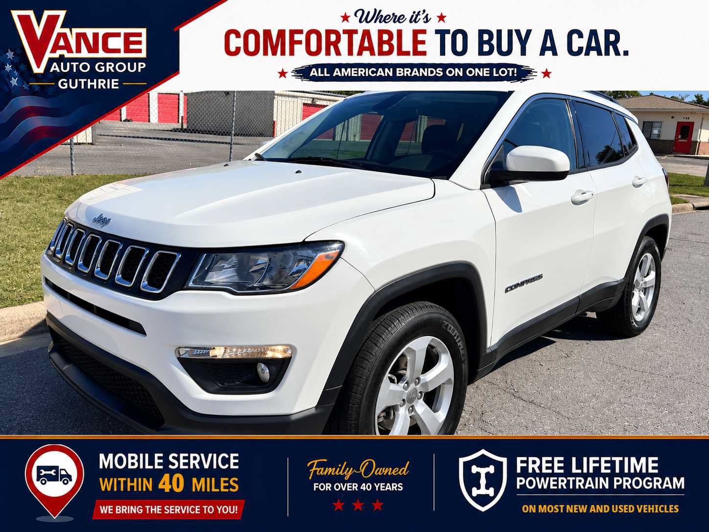 Used 2019 Jeep Compass Latitude w/ Popular Equipment Group FWD image 1