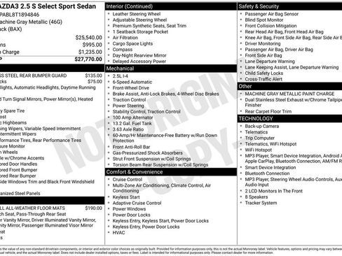 New 2026 MAZDA MAZDA3 s Sport FWD image 31