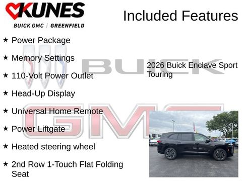 New 2026 Buick Enclave Sport Touring w/ Power Package image 3