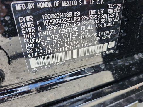 New 2026 Honda HR-V EX-L image 34