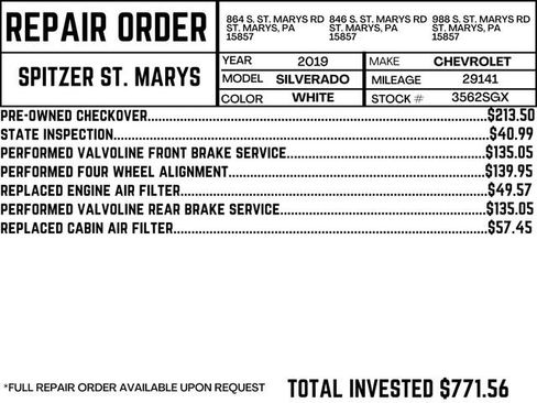 Used 2019 Chevrolet Silverado 1500 Custom Trail Boss w/ Custom Convenience Package image 3