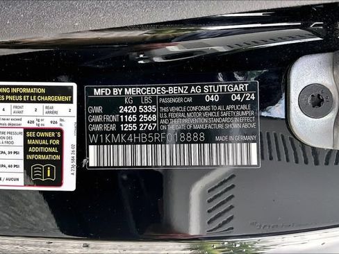 Used 2024 Mercedes-Benz CLE 300 4MATIC Cabriolet image 11