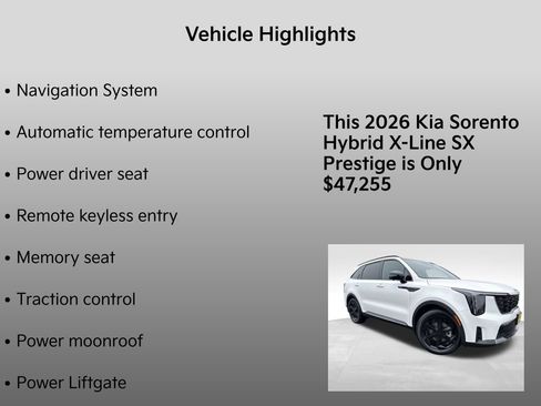 New 2026 Kia Sorento SX Prestige image 5