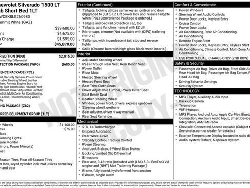 Used 2020 Chevrolet Silverado 1500 LT w/ All-Star Edition RWD image 10