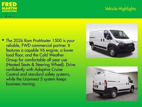 New 2026 RAM ProMaster 1500 w/ Cold Weather Group image 7