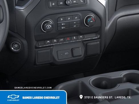 New 2026 Chevrolet Silverado 1500 Custom w/ Turbomax Blackout Package RWD image 23