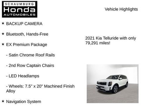 Used 2021 Kia Telluride EX w/ EX Premium Package AWD/4WD image 8
