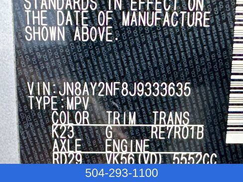 Used 2018 Nissan Armada Platinum w/ Captain Seat Package image 35